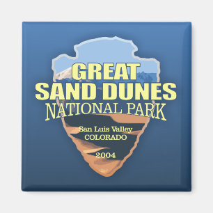Underbarare Sand Dunes NP (pilhuvud) Magnet