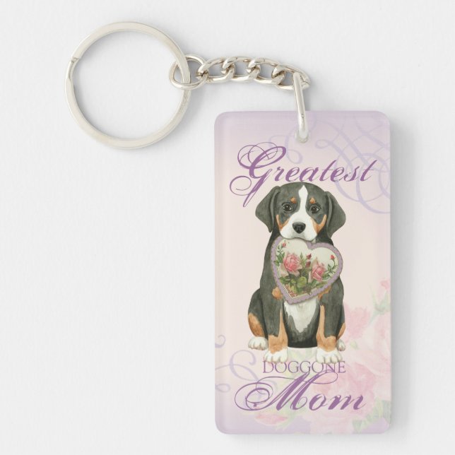 Underbarare schweiziska Hund Heart Mamma (Framsidan)