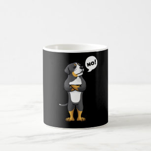 Underbarare schweiziska Hund i bergstubborn Hund Kaffemugg