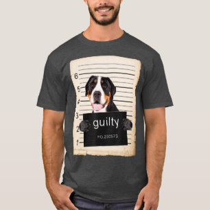 Underbarare schweiziska Hund i mugg sköt dåligt T Shirt