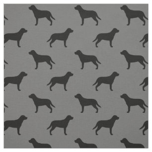 Underbarare schweiziska Hund Silhouettes Swissies Tyg