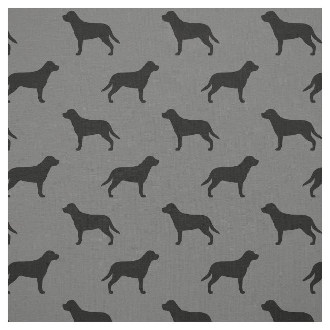 Underbarare schweiziska Hund Silhouettes Swissies Tyg (Provkarta)