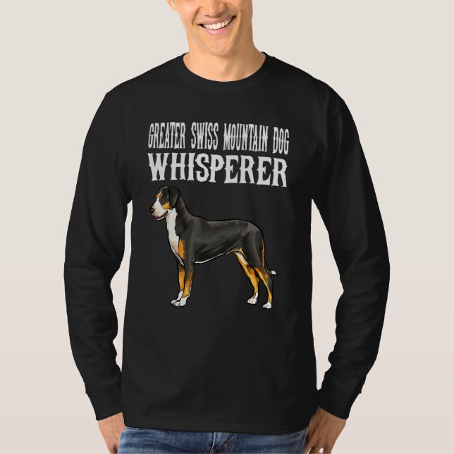 Underbarare schweiziska Hund Whisperer Hund T Shirt (Framsida)