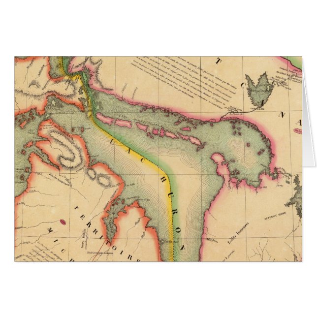 Underbarare Sjöar-region 42 Hälsningskort (Framsidan Horizontal)
