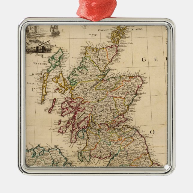 Underbarare Storbritannien, Irland Julgransprydnad Metall (Framsidan)