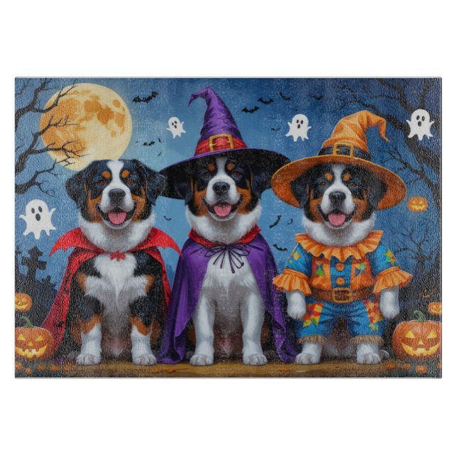 Underbarare Swiss Mountain Hund Pumpkin Halloween  (Framsidan)