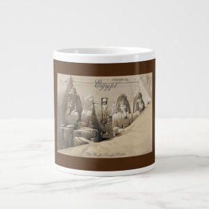 Underbarare Tempel för Abu Simbel II Jumbo Coffee Mugg