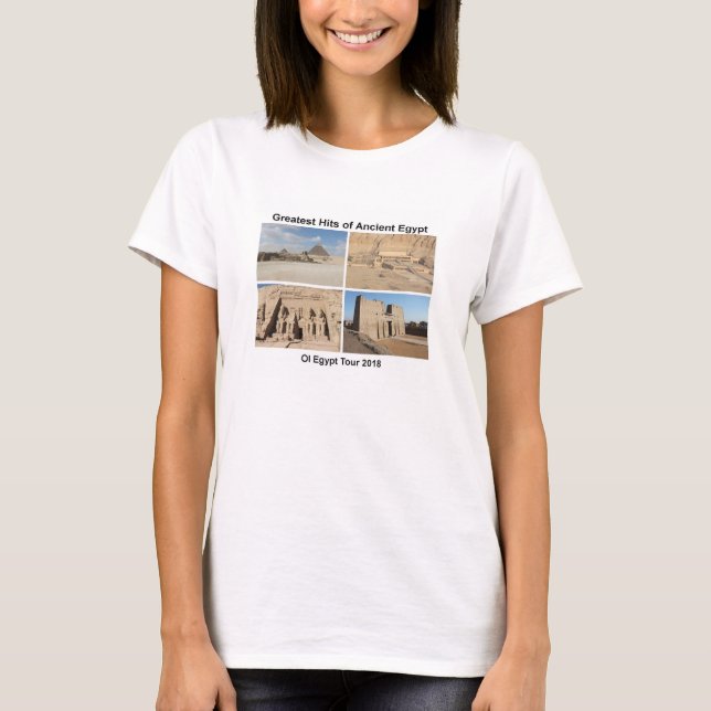 Underbarare träffar på det antika Egyptenen Orient T Shirt (Framsida)