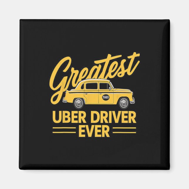 Underbarare Uber Driver någonsin Uber Driver Funny Magnet (Framsidan)
