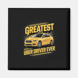 Underbarare Uber Driver någonsin Uber Driver Funny Magnet