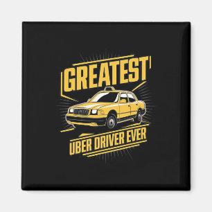 Underbarare Uber Driver någonsin Uber Driver Funny Magnet