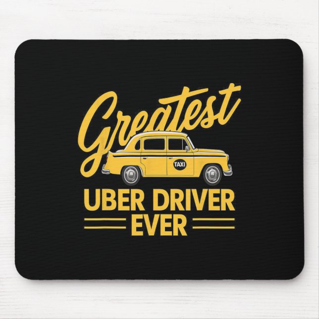 Underbarare Uber Driver någonsin Uber Driver Funny Musmatta (Framsidan)