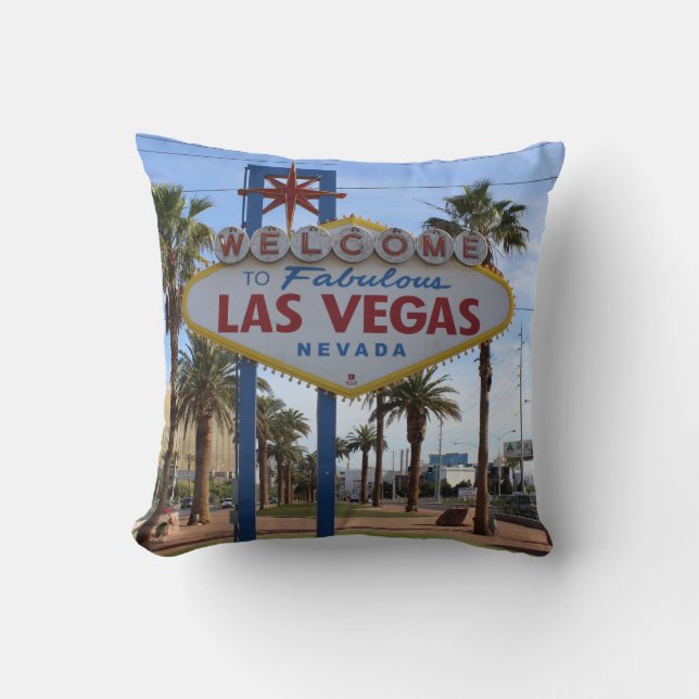 Underbarare välkommen till Las Vegas Pillow! Kudde (Framsida)