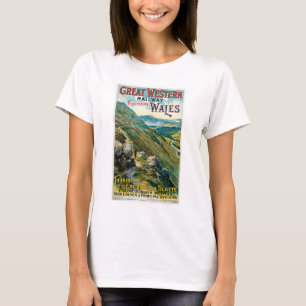 Underbarare Westernare järnvägen ~ Wales T Shirt