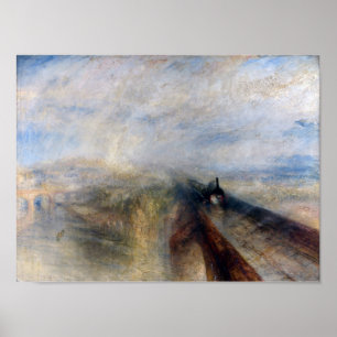 Underbarare Westernare järnvägen, William Turner, Poster