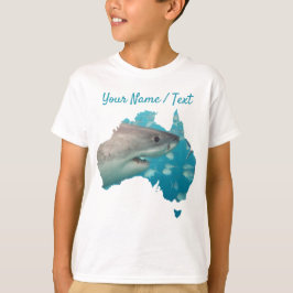 Underbarare White Shark Australia Blue & White Boy T Shirt