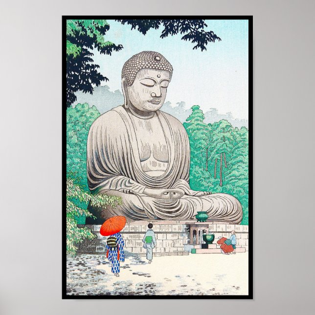 Underbaren Buddha i Kamakura FUJISHIMA TAKEJI Poster (Framsidan)
