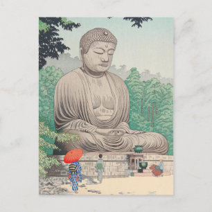 Underbaren Buddha i Kamakura FUJISHIMA TAKEJI Vykort