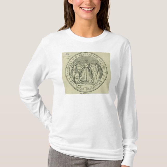 Underbaren förseglar av nyazeeländskt t shirt (Framsida)