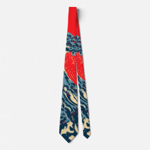 Underbaren Hokusai Wave in Hope Art Stil Slips
