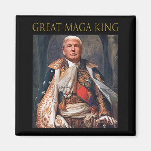 Underbaren Maga Kung Roligt Trump Ultra Maga Kung Magnet