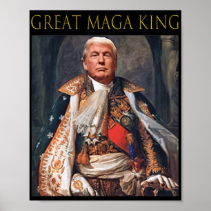 Underbaren Maga Kung Roligt Trump Ultra Maga Kung Poster