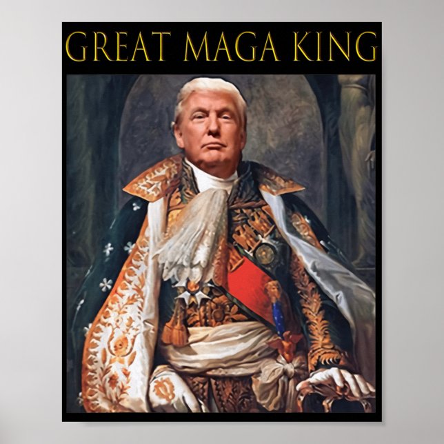 Underbaren Maga Kung Roligt Trump Ultra Maga Kung Poster (Framsidan)
