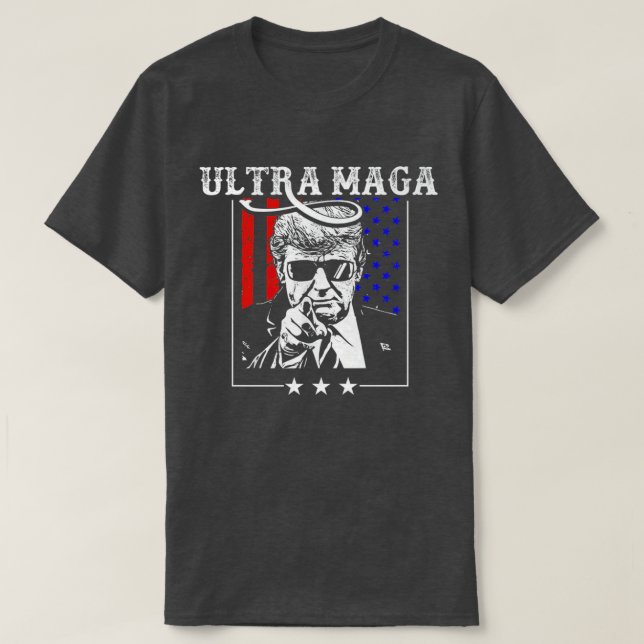 Underbaren Maga Kung-skjortan Donald Trump Maga Ku T Shirt (Design framsida)
