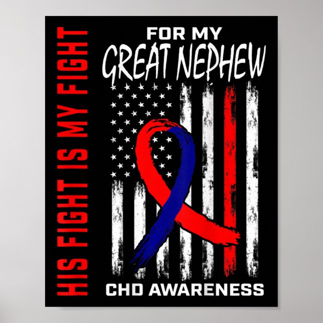 Underbaren Nephew USA flagga Ck G Poster (Framsidan)