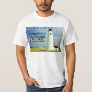 Underbaren pekar fyren, Nantucket MORSAT-tröja T-shirt