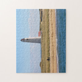 Underbaren pekar pussel för fyrNantucket MORSOR