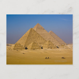 Underbaren Pyramids av Giza, Egyptenen Vykort