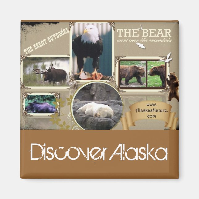 Underbaren utanför Alaska Magnet (Framsidan)
