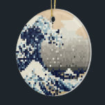 Underbaren vinkar av Kanagawa 8 bet PIXELkonst Julgransprydnad Keramik<br><div class="desc">Underbaren vinkar av Kanagawa (神奈川沖浪裏) vintage 8 bet PIXELTsunamikonst.

JordklotTrotters specialiserar i idiosyncratic bildspråk från runt om jordklotet. Här ska du unika hälsningkort för fynd,  vykort,  affischer,  Mousepads och mer.</div>