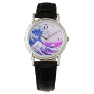 Underbaren vinkar av Kanagawa Armbandsur