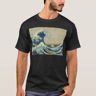 Underbaren vinkar av Kanagawa av Katsushika T Shirt