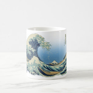 Underbaren vinkar av Kanagawa Kaffemugg
