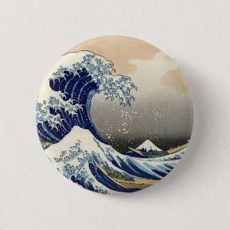 Underbaren vinkar av Kanagawa Knapp