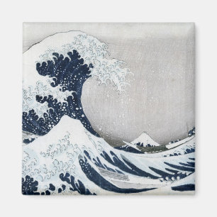 Underbaren vinkar av Kanagawa Magnet