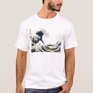 Underbaren vinkar av Kanagawa Mount Fuji Japan T Shirt