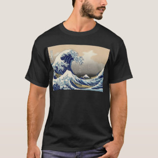 Underbaren vinkar av Kanagawa T-shirt