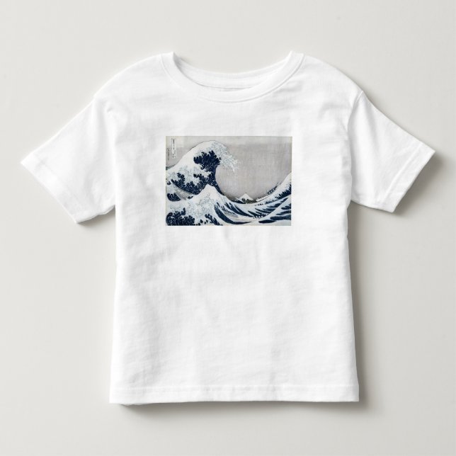 Underbaren vinkar av Kanagawa Tee Shirt (Framsida)