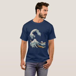 Underbaren vinkar vid Hokusai den grafiska T-tröj T Shirt