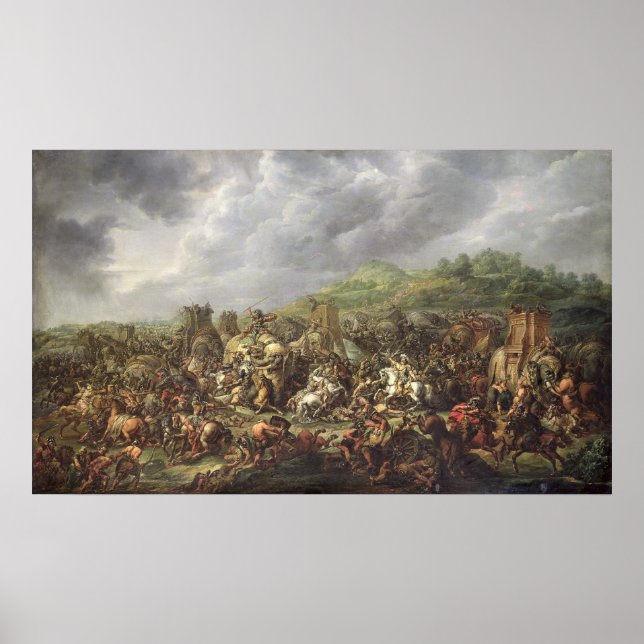 Underbarens nederlag av Porus Poster (Framsidan)