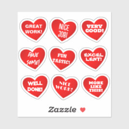 Underbart arbete klart klistermärken