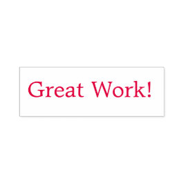 "Underbart arbete!" Self-Inking Frimärke Självfärgande Stämpel