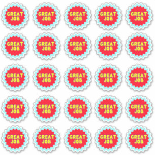 Underbart arbetsfärglöst paket med stickers för Lä Klistermärken