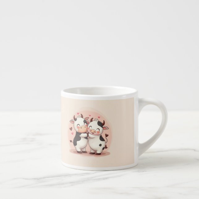 Underbart Bedårande Kopp för Kossor 🐮💕 Espressomugg (Höger)