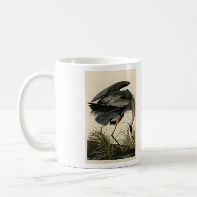 Underbart blåbjörn från Audubon's Birds of America Kaffemugg (Vänster)