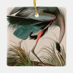Underbart blått öron från Amerika Audubon Skriv Julgransprydnad Keramik